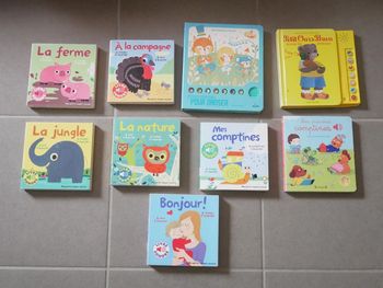 Lot de 9 livres musicaux et/ou sonores