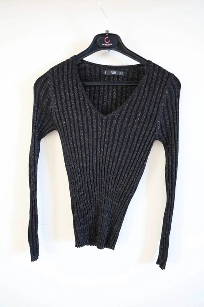C54 blouse noir Mango S