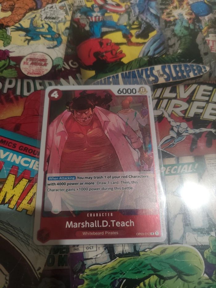 Lot 3 cartes One Piece Zeff, Mrs all Sunday et Marshall D. Teach - photo numéro 2