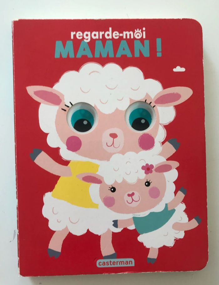 Livre pour bébés avec yeux qui bougent