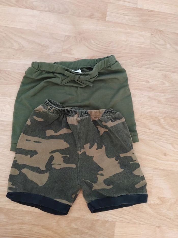 Lot shorts garçon 18/24mois