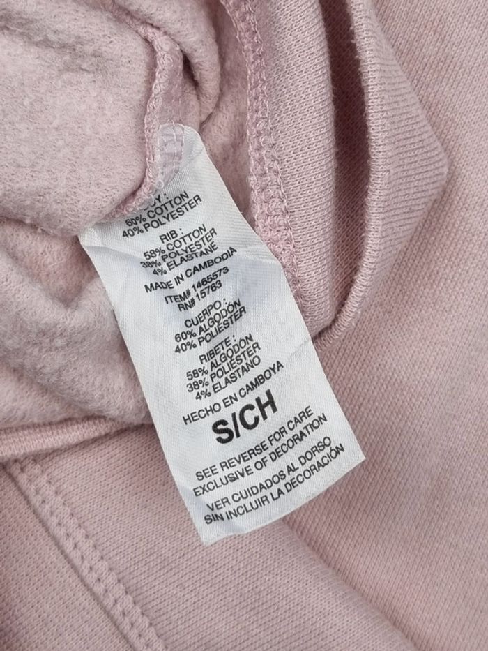 Sweat à capuche Champion rose – Taille S Femme (mesures en photos) - photo numéro 10