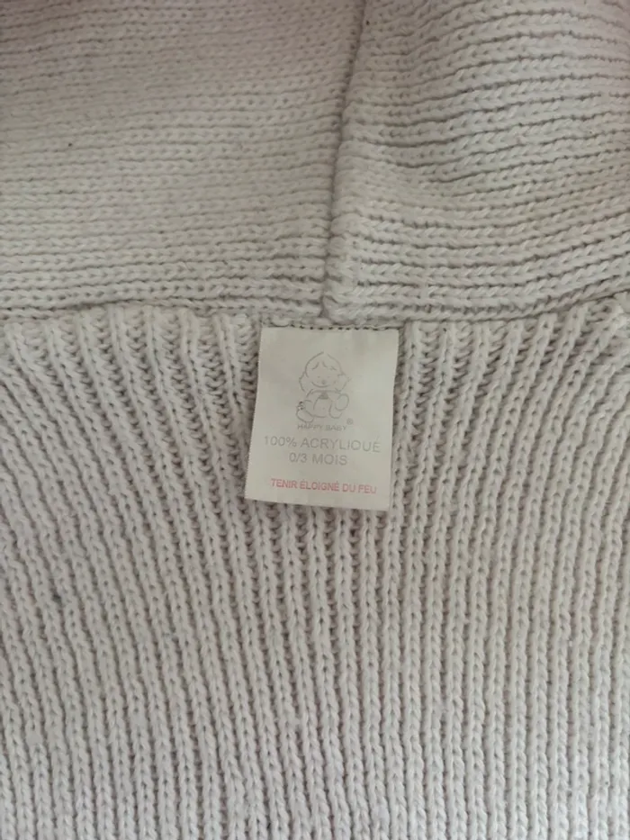Manteau en laine 3 mois - photo numéro 4