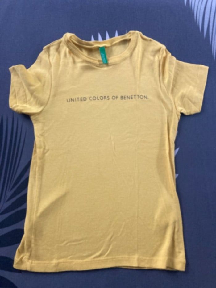 T-shirt  basique benetton 7-8 ans