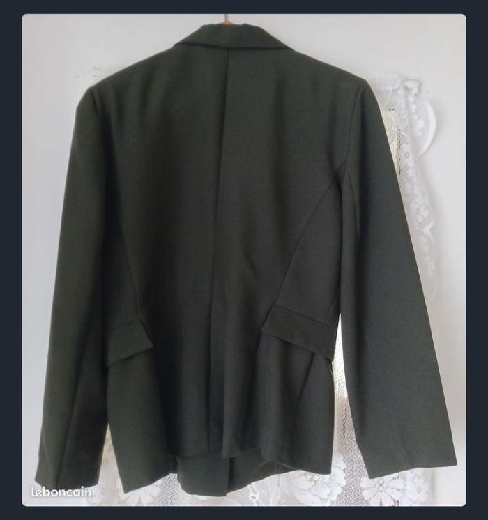 Veste blazer, veste tailleur, vert plutôt kaki - photo numéro 2