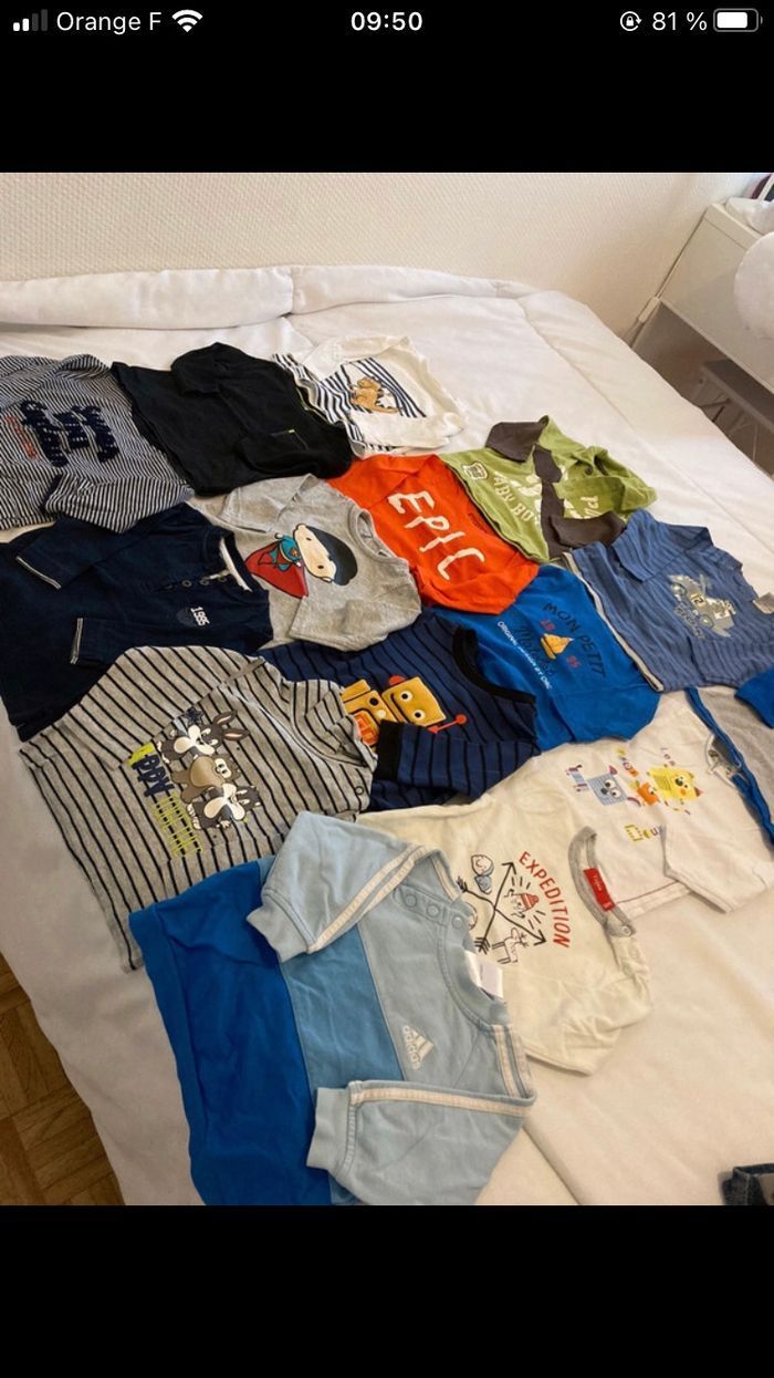 Lot vêtement garçon 6mois - photo numéro 4