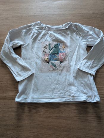 Tee shirt manches longues tape a l'oeil