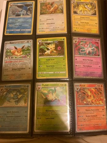 Lot 9 cartes Pokémon françaises 