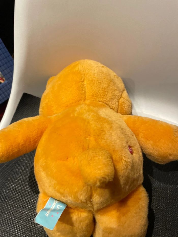 Peluche Bisounours orange Care Bears Grosbisou cœur Jemini 2004 30cm - photo numéro 5