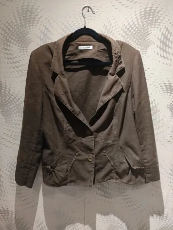 Blazer Christine Laure marron, taille 48