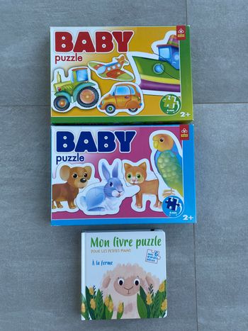 Lot de puzzles faciles pour bébé