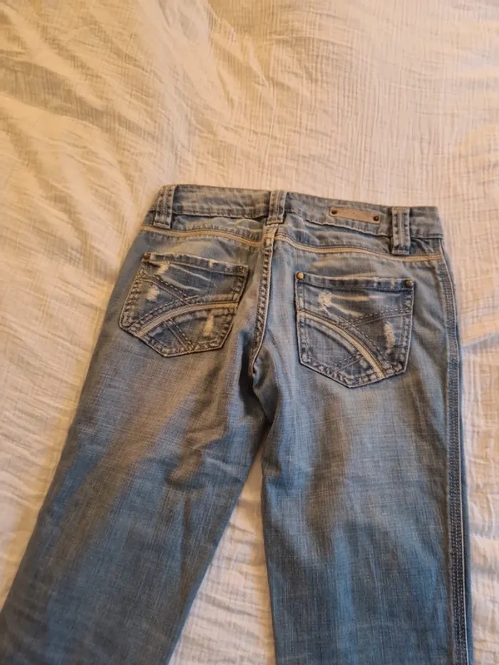 Jeans bas large bonobo taille 36 - photo numéro 5