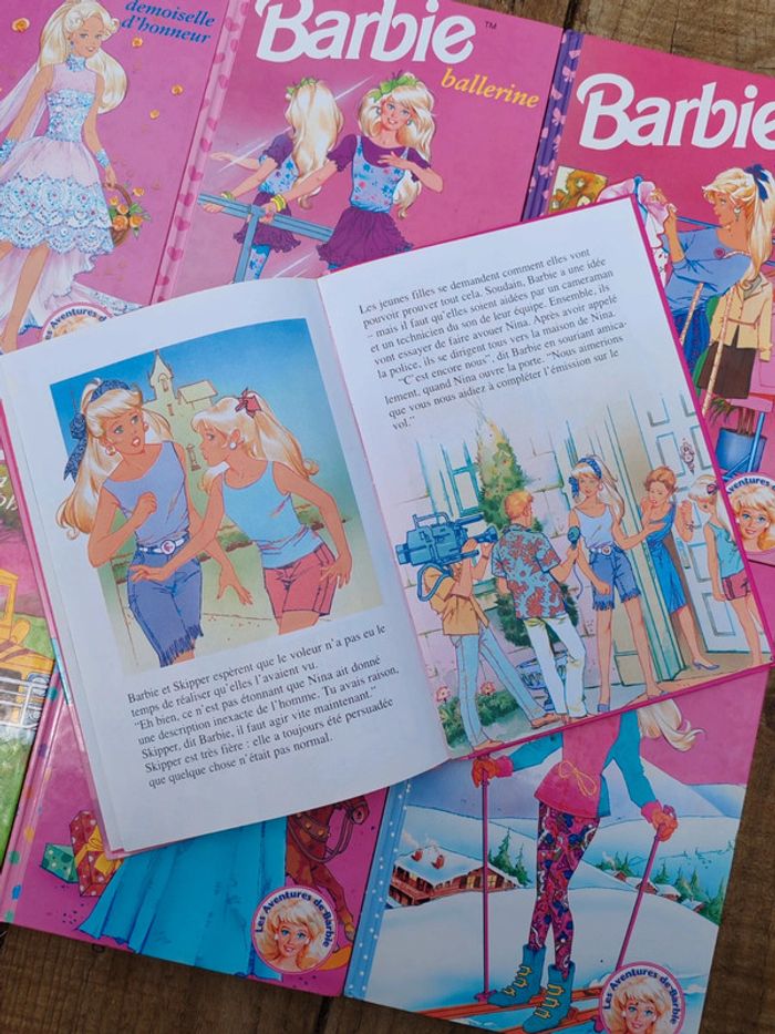 Lot de 9 livres vintages - les aventures de barbie - photo numéro 7