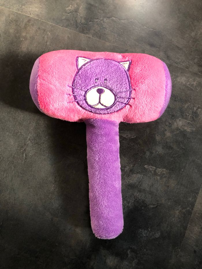 Doudou marteau chat