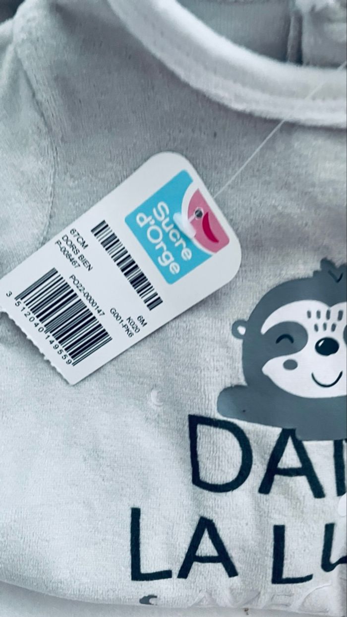 Pyjama lune absorba 6 mois - photo numéro 4