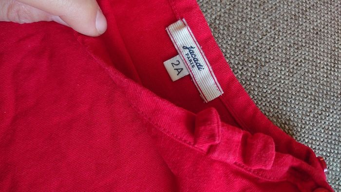 Tee shirt rouge Jacadi - photo numéro 2