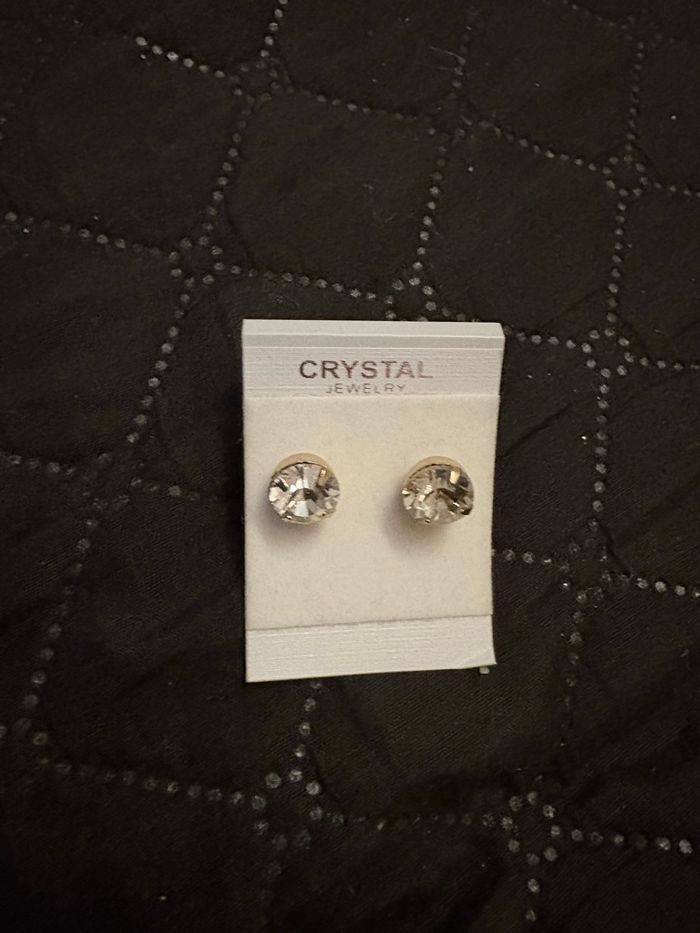 Boucles d’oreilles gros clous - photo numéro 2