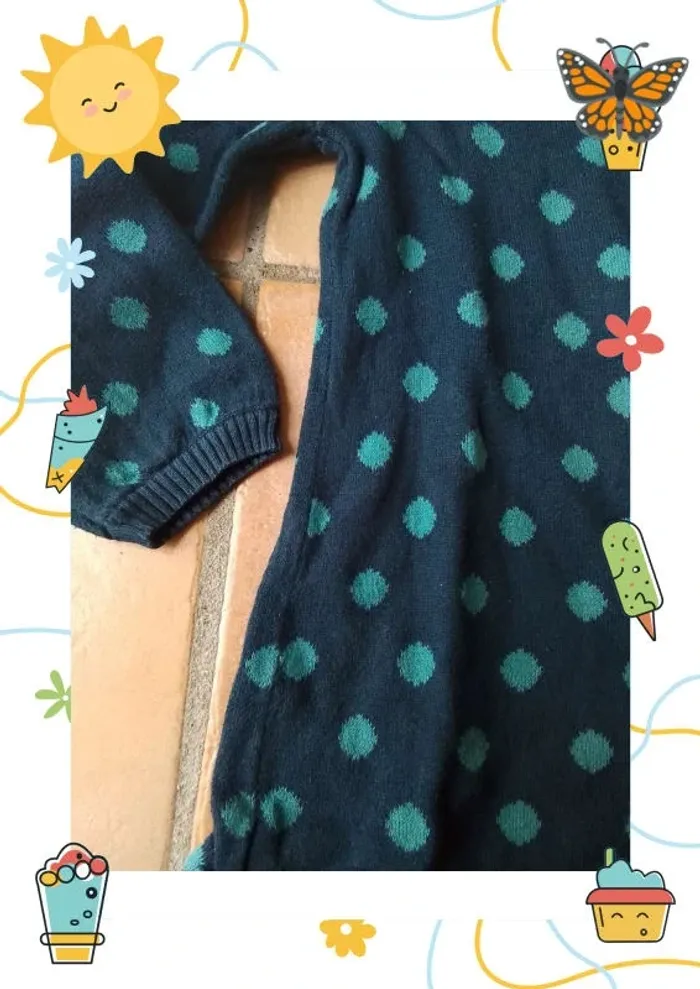 Robe pull à pois - photo numéro 3