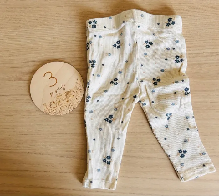 Ensemble à fleur bleue pour filles - photo numéro 6