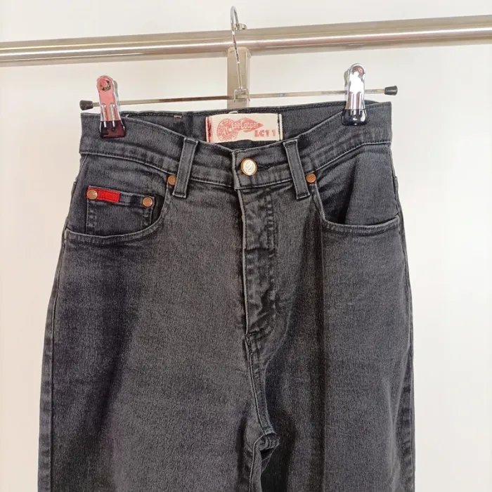 Jean slim gris Lee Cooper LC11 - Taille 40 - Taille haute - Coton stretch A590 - photo numéro 2