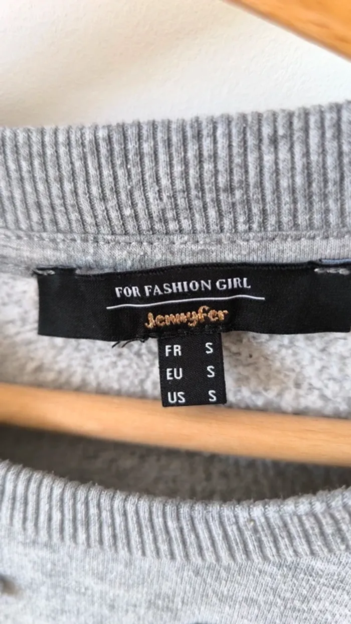 Sweat gris taille S - photo numéro 6