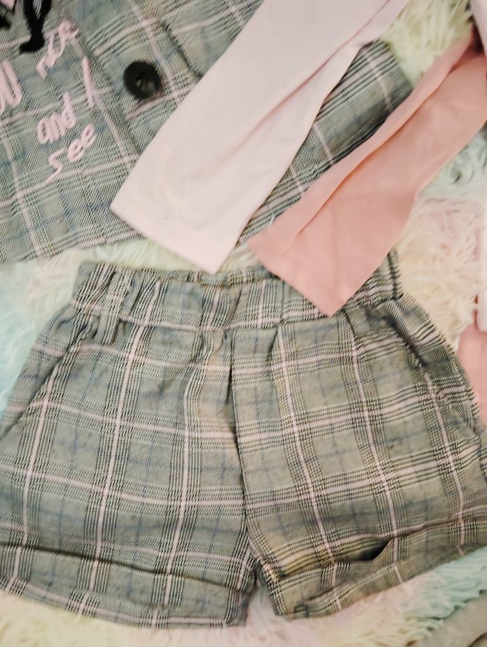 Lot chicaprie ensemble 3 ans mode école short veste - photo numéro 3