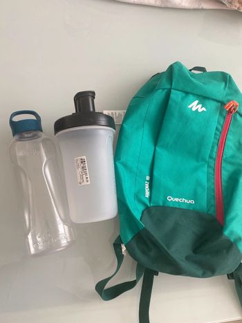 Sac à dos et 2 gourdes