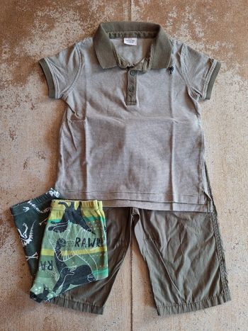 Ensemble polo Tape à l'œil et bermuda In Extenso - 4 ans