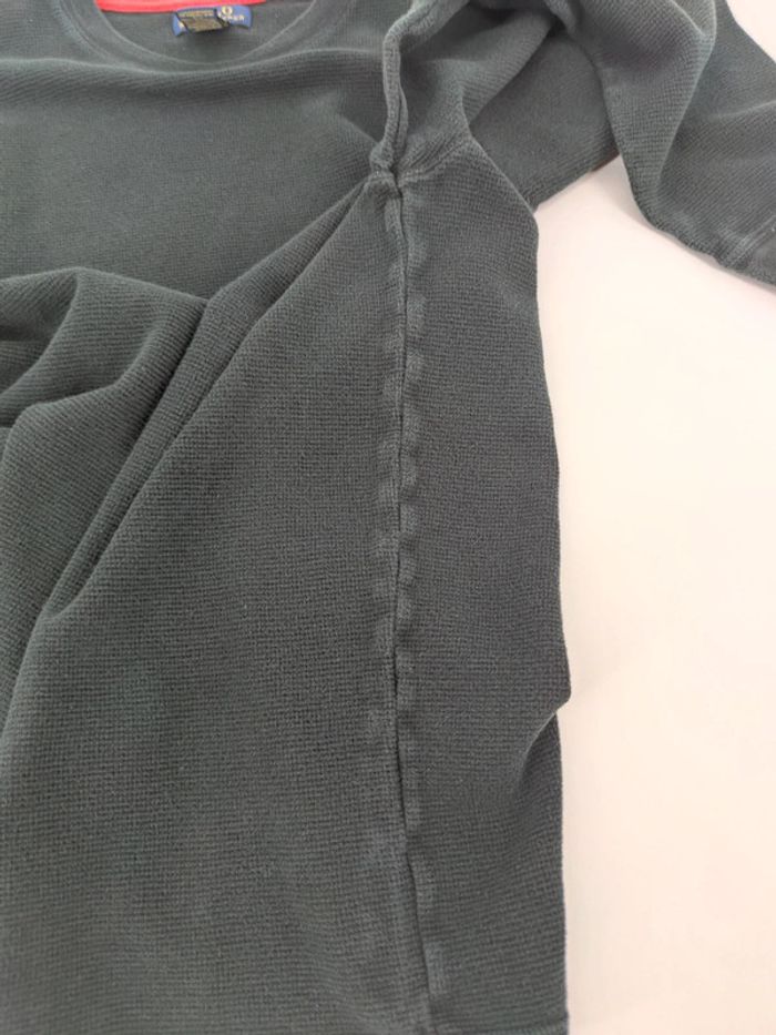 Pull Crewneck Ralph Lauren Nid D'abeilles Noir Logo Brodé Rouge Taille XL Homme - photo numéro 8