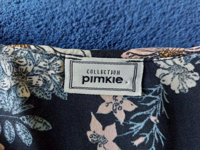 Top sans manches Pimkie noir à fleurs fluide taille M - photo numéro 7