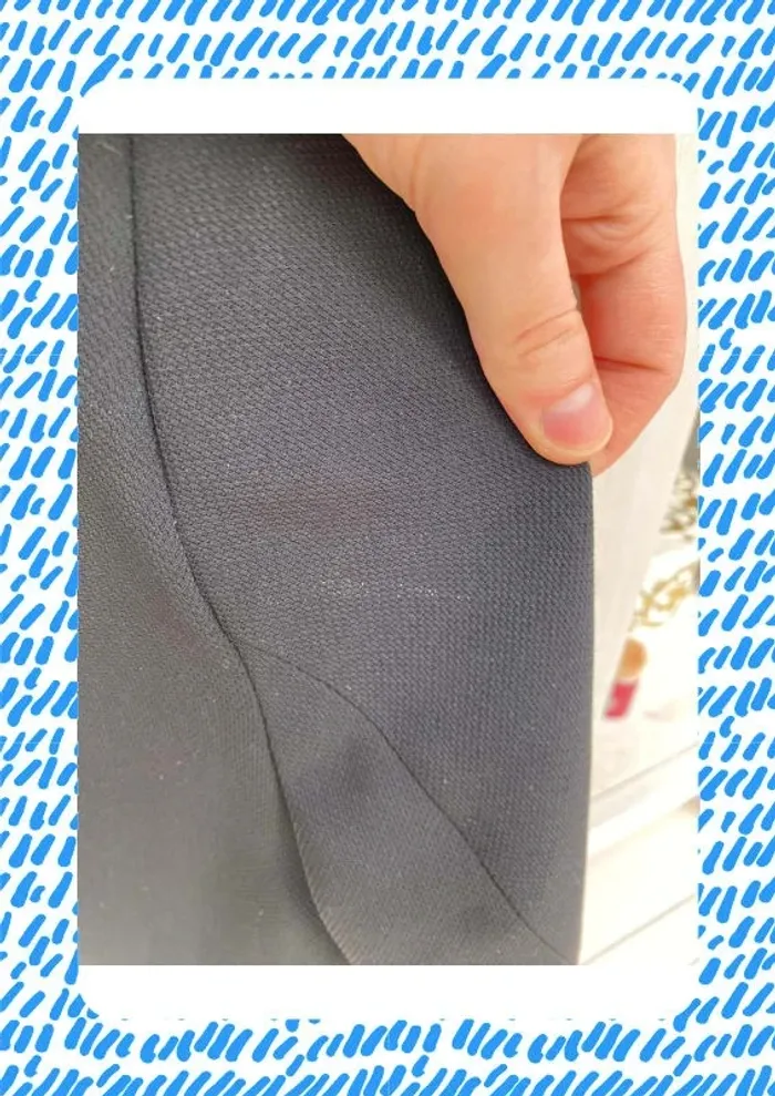 Blazer noir avec noeuds costura - photo numéro 7