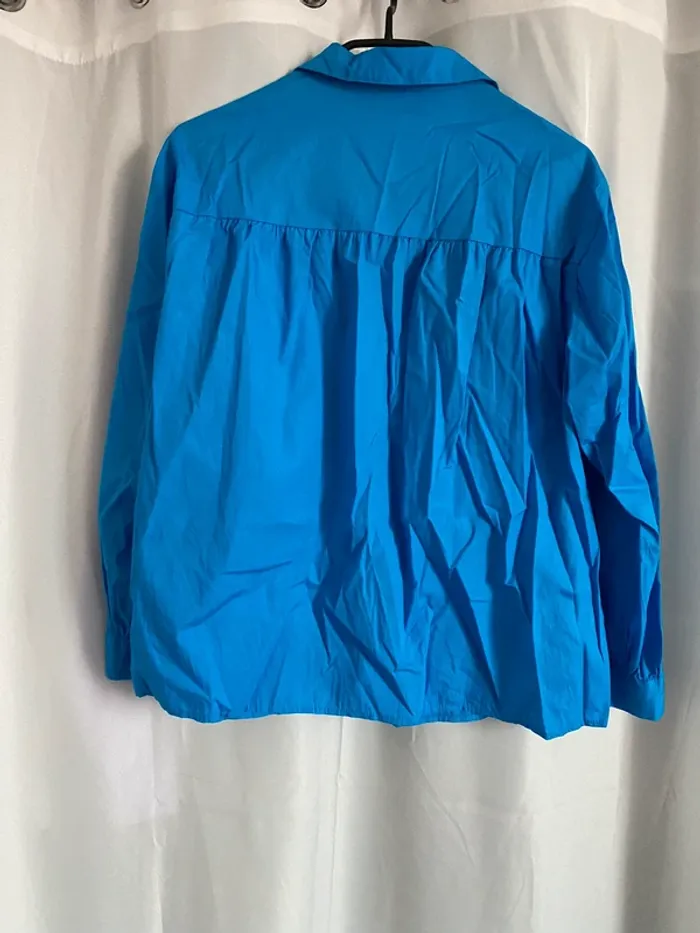 Blouse chemise bleu - photo numéro 3