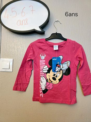 Tshirt minnie 6ans