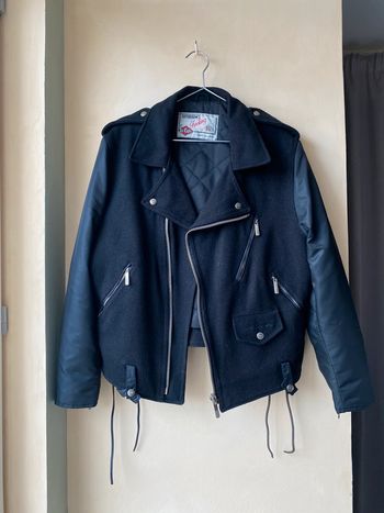 Perfecto bimatiere noir vintage Lee Cooper S