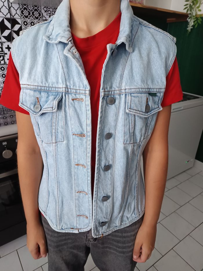 Veste en jean en très bon état - photo numéro 6