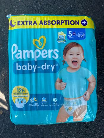 Pampers baby dry 5+