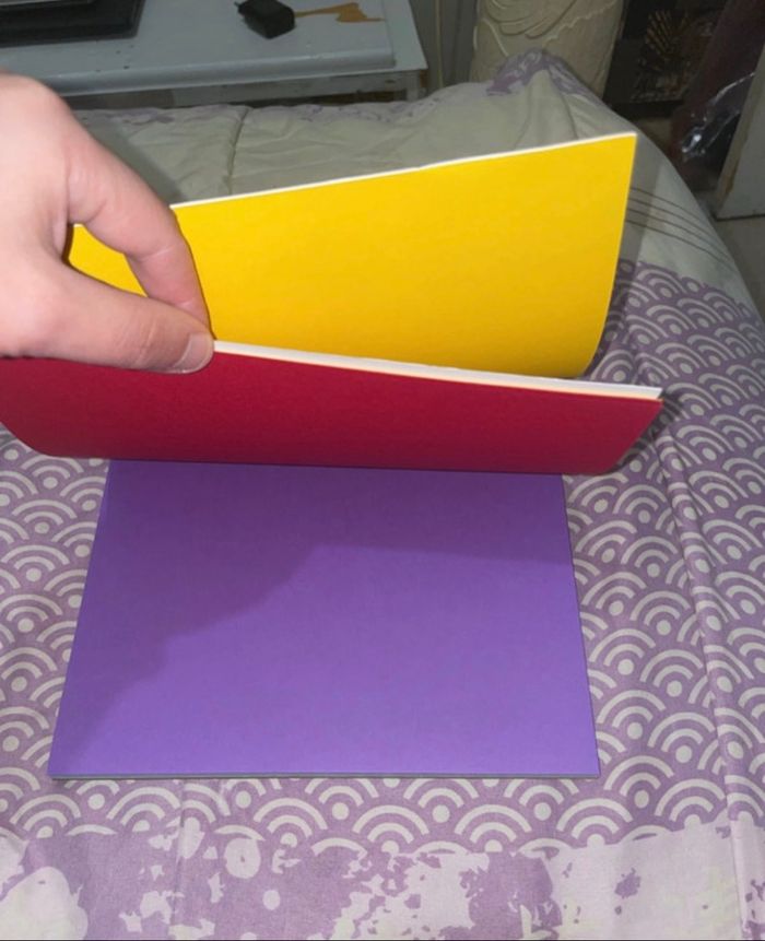 Bloc papier de couleurs - photo numéro 3