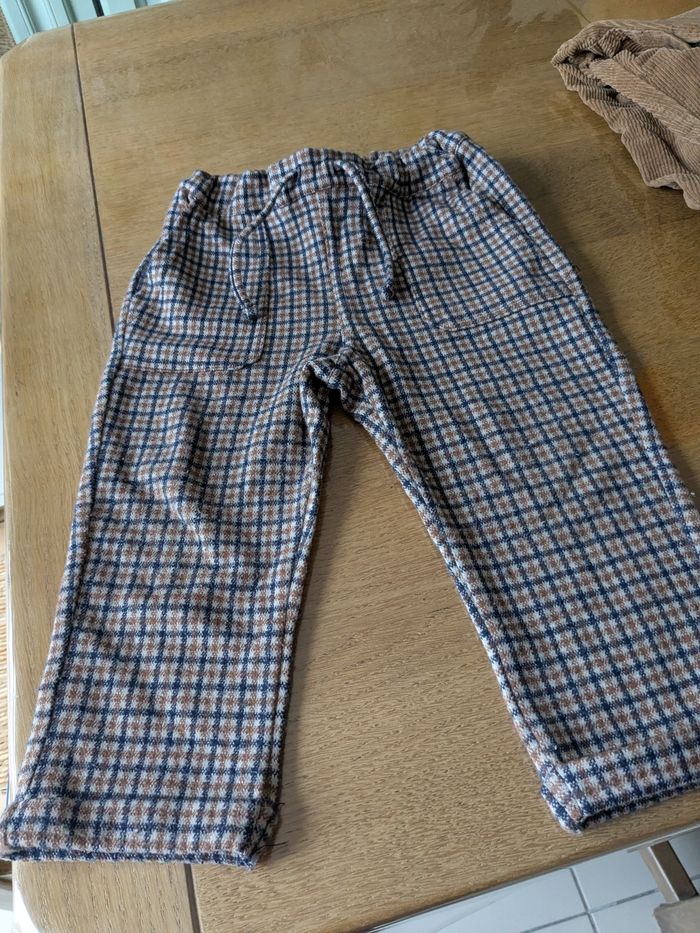 Pantalon garçon 2ans à carreaux