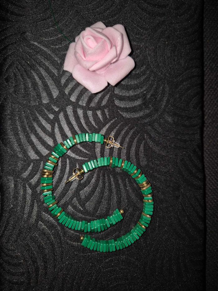 Boucles d'oreilles créoles bohm