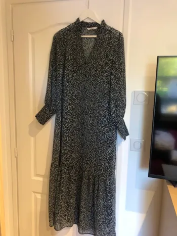 Robe longue camaïeu