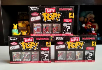 Lot de Pack de 4 Figurines Funko Bitty POP - DeadPool / Marvel