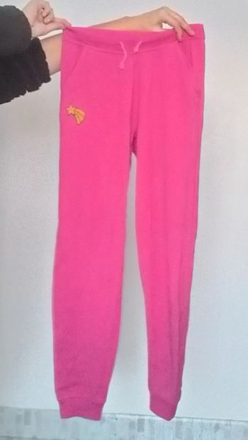 Jogging rose molletonné fille 14 ans