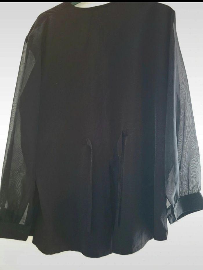 Superbe chemise grande taille longue manche voile - photo numéro 2