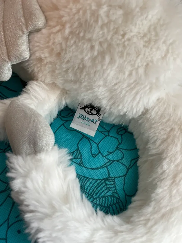 Peluche Jellycat Snow Dragon Large 🤍🐉 - photo numéro 7