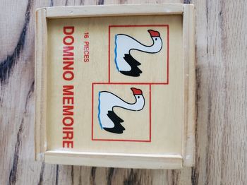 Jeux bois de mémoire