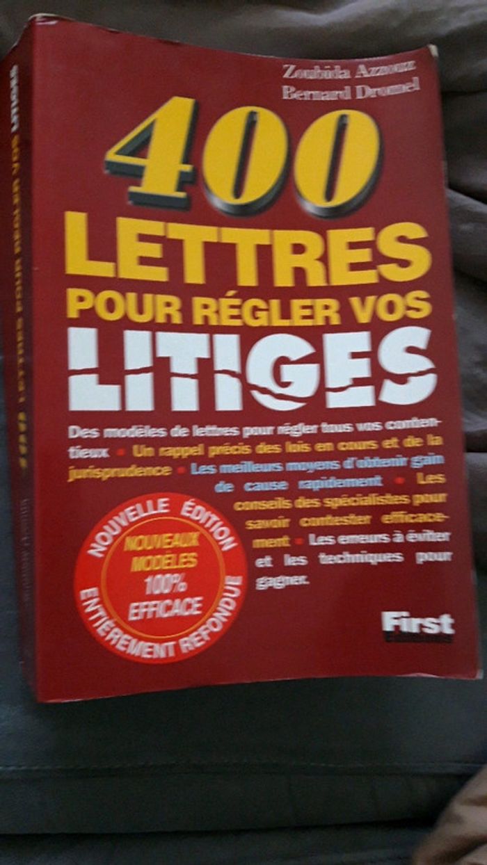 Livre 400 lettres first édition