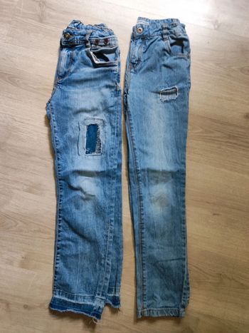 Lot 2 jeans 9 ans
