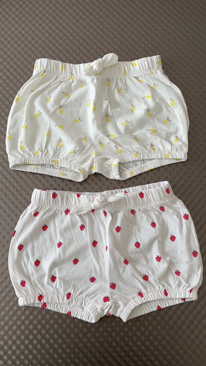 Lot de shorts 12 mois