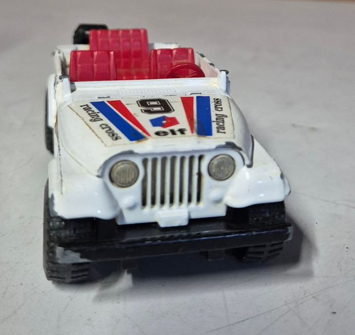 Majorette Jeep 1/32 – Rally Cross Elf Kléber – vintage - photo numéro 2
