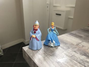 Figurine cendrillon et marraine disney